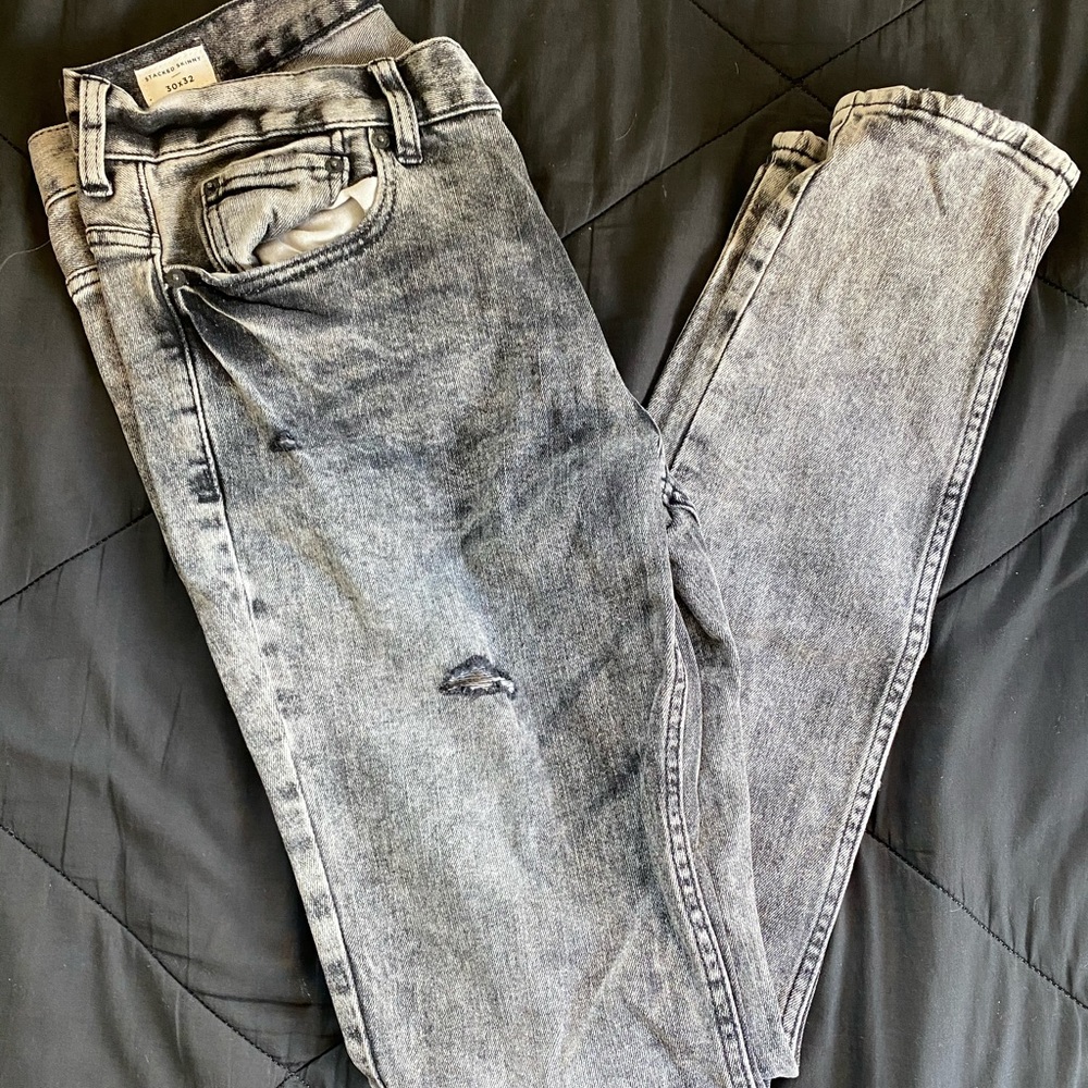 Stacked Skinny Jeans
